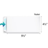 White Envelope 4.5 x 9.5 Inch (Pack of 25) - Obbo.SG